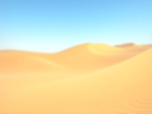 Vast sand dunes in the Dubai desert under a clear sky